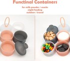 Baby Formula Dispenser  Formula Container  Portable Milk Powder Dispenser Contai