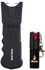 Stun Gun Pepper Spray Combo For Self Defense Police Strength 916 Black
