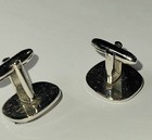 Vintage 1970 s Silver Tone Salmon Trout Fish Cufflinks Angler Jewelry Unsigned