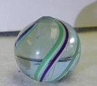  18693m Very Nice Vintage German Handmade Coreless Swirl Shooter Marble  84 In