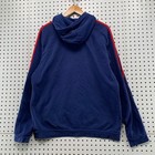 Chicago Fire Fc Adidas Hoodie Mens Large Blue Mls Soccer Motorola Pullover