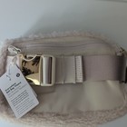 Lululemon Everywhere Belt Bag Fleece Beige 1l Adjustable Strap 2-pocket Nwt
