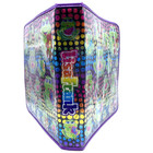 Rare Vintage 1990s Lisa Frank Groovy Frogs Rainbow Glitter Trapper Keeper Binder