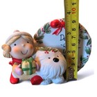 Vintage 1983 Enesco Dear God Kids 4in Figurine Ceramic White Girl Dog  Christmas