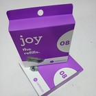  lot Of 2 Boxes  New Gillette Joy The Refills Cartridge Razors - 8each- 16 Total