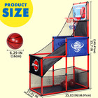 Arcade Basketball Game Set - Indoor outdoor Fun For Kids  Perfect For Holidays 