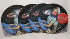 4-drink Coca Cola Plastic Dish With  girl Fishing On Dock  Graphic