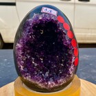 3 96lb Natural Amethyst Dinosaur Egg Quartz Crystal Specimen Healing