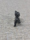 Old Color Hagen Renaker Ceramic Kitten Cat Dark Brown Miniature