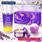 Christmas Birthday Gifts Set For Women Purple Self Care Spa Gift Basket Set