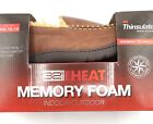 3m Thinsulate Mens Brown Size Xxl 13-14 Memory Foam Moccasin Slippers New In Box
