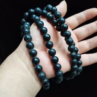 Chinese Collectible jade Hand-carved  ancient Black Necklace Pendant Statue3177