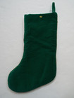 Christmas Stocking Green Gold Sequins Purple   Red Christmas Lights On String
