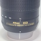 Nikon Af-p Dx Nikkor 70-300mm F 4 5-6 3 G Ed Lens W  Caps Tested Works