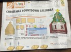 Home Depot Kids Workshop Wood Craft Kit Christmas Countdown Calendar New Sealed
