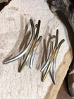22  Vintage Taxco Sterling 925 Mixed Metal Large Stud Earrings 2 11 16  Mexico