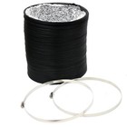 12  Dia X 25ft Long Black Insulated Flexible Ducting Air Ventilation Hvac Hydro