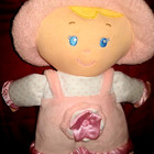 Kids Preferredvpink Rattle Baby Doll 13in Crinkle Satin Trim Shoes Rose 2013