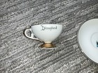 Vintage Tea Cup   Saucer Disneyland Tinkerbell   Castle Porcelain   Gold Trim