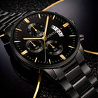 Waterproof Men Watch Stainless Steel Quartz Luminous Classic Business Wristwatch