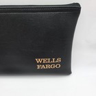 Wells Fargo Bank Money Deposit Cash Bag Zip Top New