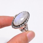 Natural Moonstone Handmade Poison Ring In 925 Sterling Silver Box Ring Design