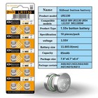 80 Assorted Super Alkaline Button Batteries Coin Cell Set Watch Calculator Ag