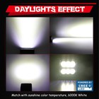 Pair 3  120w Cree Led Work Light Bar Flood Pods Fog Offroad Driving 4wd Utv Atv