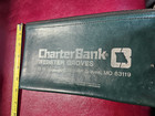 Vintage Charter Bank Of Webster Groves Missouri Zippered Money Deposit Bag 6x10 