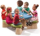 Step2 Naturally Playful Kids Picnic Table With Removable Umbrella  Indoor outdoo