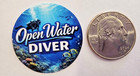 Open Water Diver Sticker Decal Scuba 1 5  Water Bottle Logbook Laptop Auto Truck