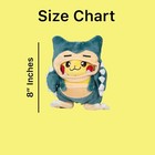 Pokemon Pikachu Snorlax Hoodie Cosplay Poncho Plushie 8  Cute Soft Plush Toy 