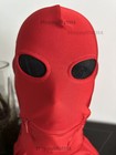 Unisex Turquoise With Black Mesh Eyes Mouth Zipper Zentai Costume Skin Bodysuit