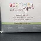 Lambs   Ivy Baby 3-piece Baby Crib Bedding Set Tickles Monkey Jungle New