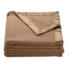 Oakridge Heirloom Merino Wool Blanket     100  Australian Wool With Vintage Satin