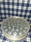  Vintage 2 Tier Communion Tray Set  With One Full Tray Of Glasses 