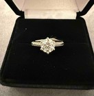 1 38 Ct Lab Created Diamond Ring F Vvs Round Brilliant 14k White Gold Igi Cert