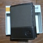 Timberland Men s Hunter Brown Genuine Leather Trifold Wallet With Id Window