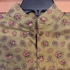 Vintage 1950 s   1960 s Maternity Blouse And Skirt  Olive Green