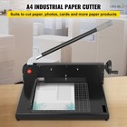 12  Paper Cutter Heavy Duty Guillotine Stack Paper Trimmer Metal Base Sturdy- A4