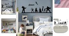 Cute Superhero Acrylic Wall Stickers For Kids  Bedrooms - Removable And Stylish
