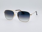 Ray-ban Caravan 58mm Metal Sunglasses Rb3136 - Gold Frame   Gray Gradient Lens