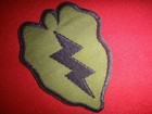 Vietnam War Subdued Patch Us Army 25th Infantry Division Tropic Lightning