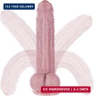 10 6 Inch Huge Realistic Foreskin Dildo  Large Uncut Silicone Dildo  Thick Long