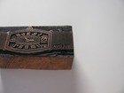 Antique Printing Plate Block Bulova Wrist Watch Advertisement Periodical Advert