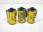 Lot Of 3 Kodak Max 400 Iso 35mm Color Film - Unknown Exp  Date