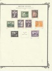 British Guiana Lot Of 5 Pages Mint-used 1934-1965