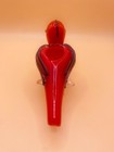 Collectible Custom  Tobacco  Hookah  Red Glass Parrot Pipe Free Shipping