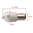 2pcs 110v  15mm Push In Type Led Light Ba15d For Singer Kenmore Pfaff Home Sewing
