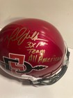 Ncaa San Diego State Aztecs Marshall Faulk Signed Mini Helmet With Td Coa